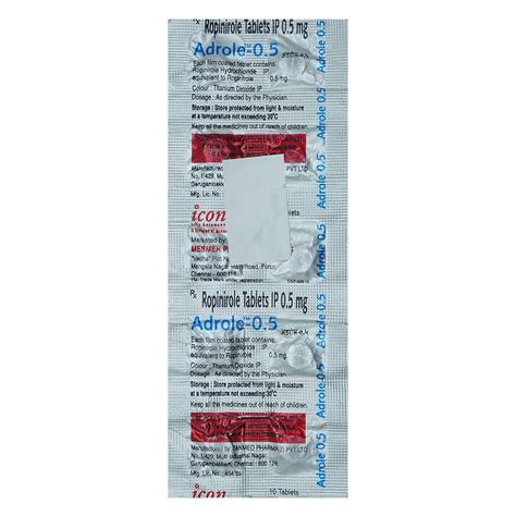 Adrole 0.5 - Strip of 10 Tablets : Amazon.in: Health & Personal Care