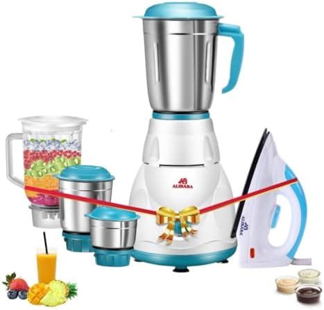 Buy Activa Pluto Combo 500 Watt 3 Jar Mixer Grinder With Electric Dry ...