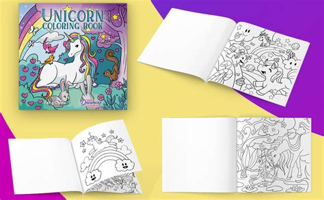 Unicorn Coloring Book: For Kids Ages 4-8 (Coloring Books for Kids ...