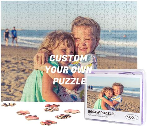 Amazon.com: Custom Jigsaw Puzzle from Photo 300/500/1000 Pieces Personalized Picture Puzzle for ...