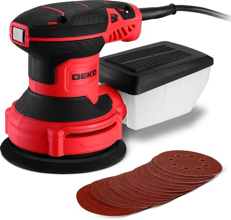 Orbital Sander Corded Hand Sander: DEKOPRO 5" Random Orbital Sander ...