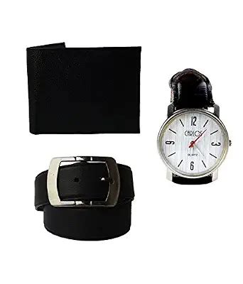 Buy Lenin Men's Belt Wallet Wrist Watch (lenin_87_Multi_Free Size) at ...