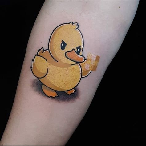 Rubber Duck Tattoo Outline at Willa Gullett blog
