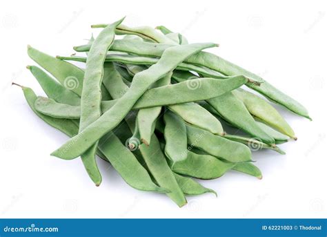Fresh flat green beans stock image. Image of isolated - 62221003