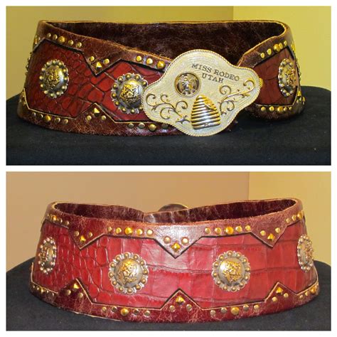 Custom cowhide hip belt with gold spots | Custom cowhide, Custom design ...