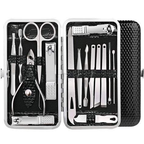 Urban SS 16 in 1 Manicure Pedicure Kit with Nail Cutter, Scissors ...