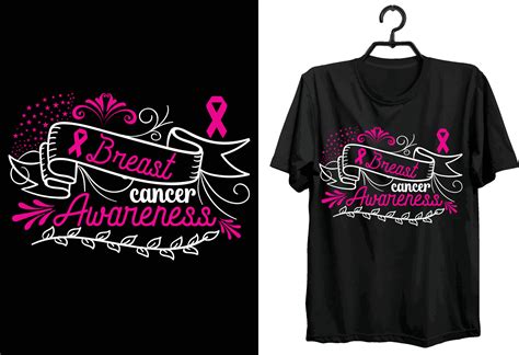Breast Cancer T-shirt Design. World Breast Cancer Day t-shirt design ...