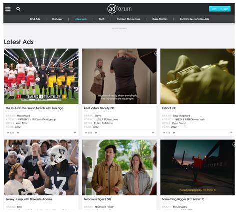 Best Websites for Advertising Inspiration
