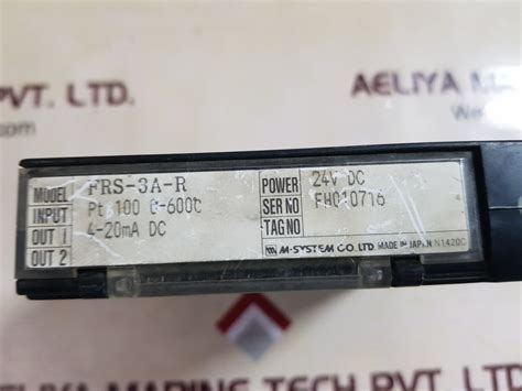 M-system frs-3a-r temperature converter – Aeliya Marine Tech