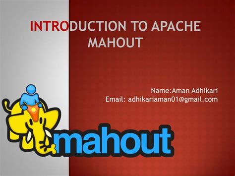 Image result for Apache Mahout Tutorial