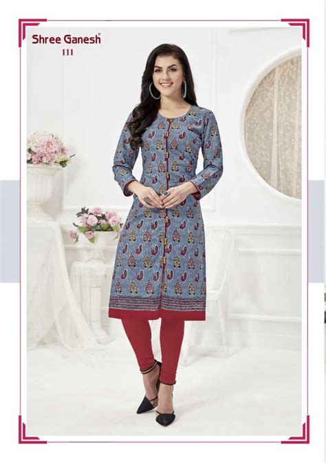 Shree Ganesh Prachi Vol 1 Wholesale readymade Long Kurtis Online