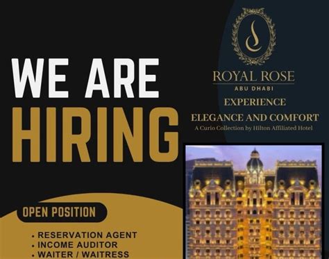 Royal Rose Hotel Abu Dhabi, UAE Job Opening for Reservation Agent ...