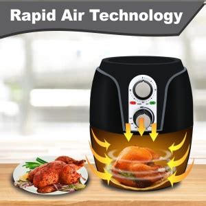 INALSA Air Fryer 2.3 L Crispy Fry-1200W with Smart Rapid Air Technology ...