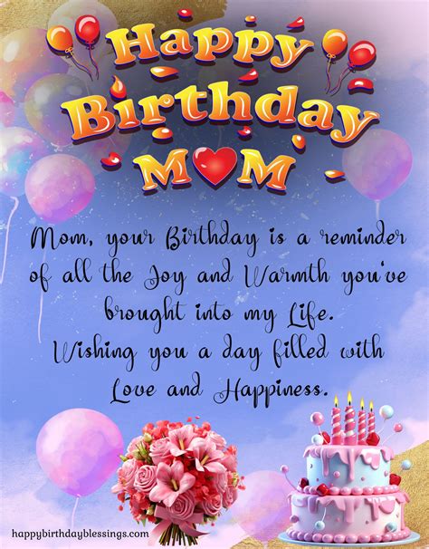 Happy Birthday Mom Quotes