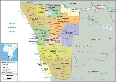 Namibian Map