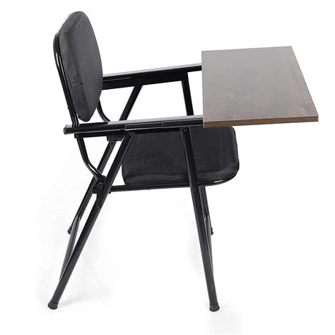 PRAMUKH FASHION Folding Study Chair with Writing pad, Space Saving and ...