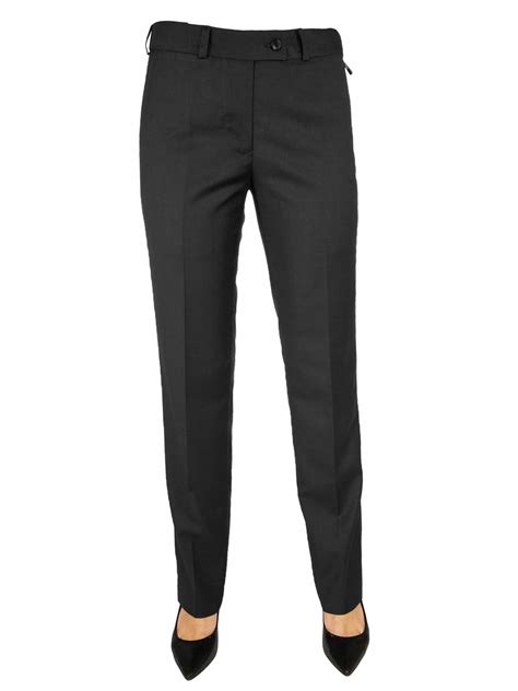 Women's Classic Wool Blend Pant - Black - Uniform Edit