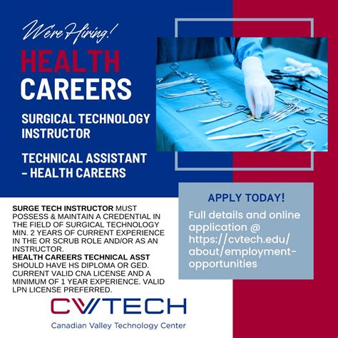 Canadian Valley Technology Center on LinkedIn: Come join us at CV Tech ...