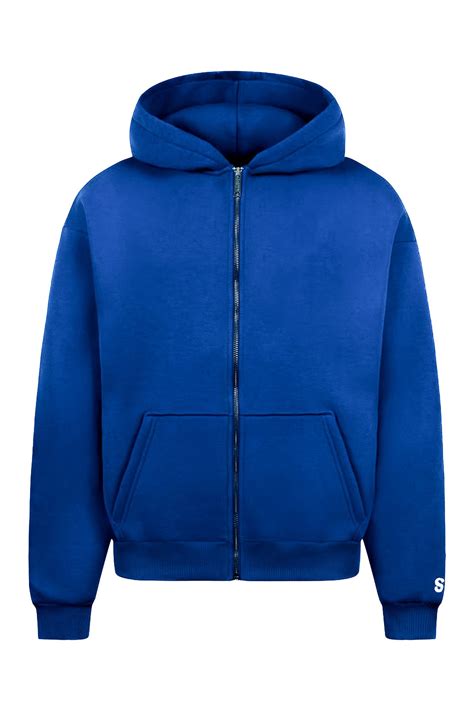 BASIC ZIP-HOODIE (ROYAL BLUE)
