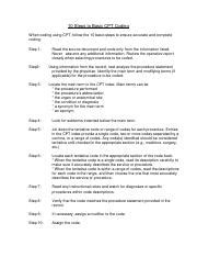 Image result for CPT Coding Step by Step