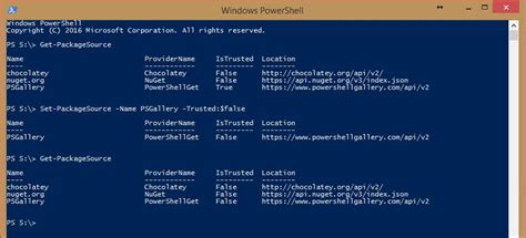 Image result for Unexpected Package Windows PowerShell