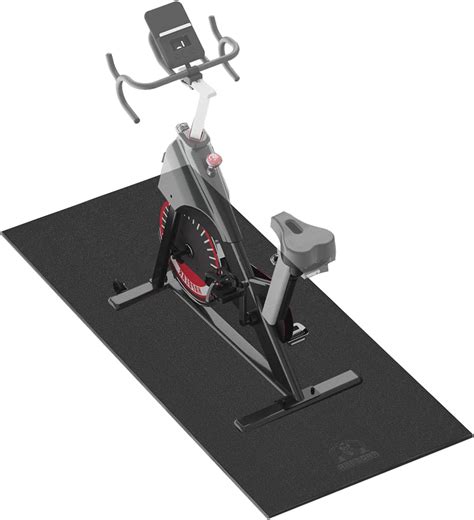 HAPBEAR 3x7FT Treadmill Mat, Under Exercise Bike, Elliptical, Peloton ...