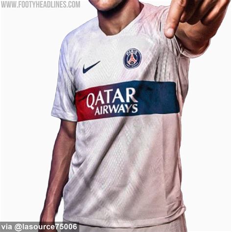 Full Gradient: PSG 23-24 Pre-Match Shirt Released + Away Kit Leaked ...