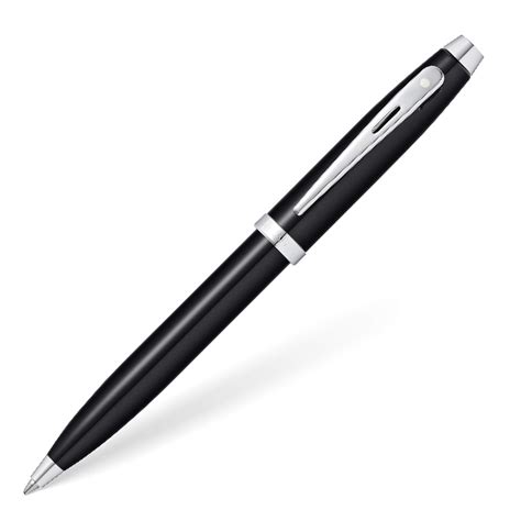 Sheaffer Gift 100 Ballpoint Pen – Glossy Black with Chrome - Plated ...