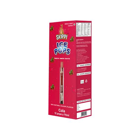 Shop Cola Flavor Natural Ice Pops online - Skippi