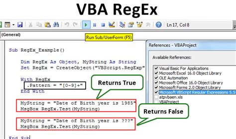 Image result for Regular Expression in VBScript