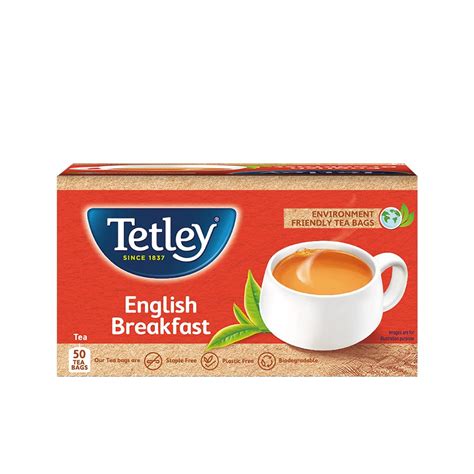 Tetley | English Breakfast Tea | Black Tea |50 Tea Bags : Amazon.in ...