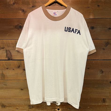 90s FUN TEES USAFA Ringer T-shirt | DESERTSNOW