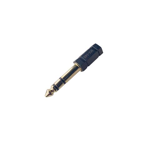 MX-140 gold plated P-38 stereo male plug to 3.5mm female connector mou ...