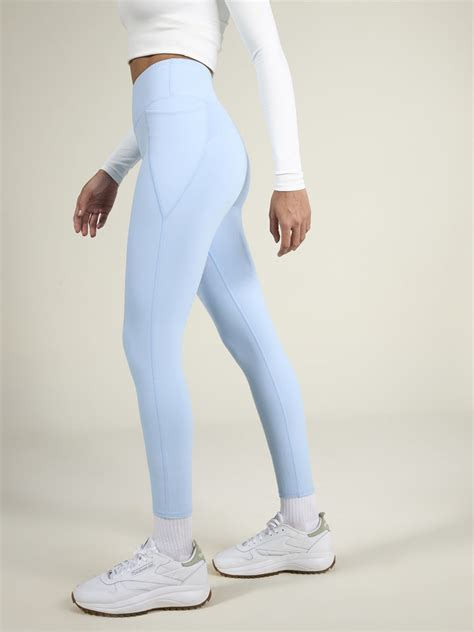 Ice Blue Sculpt Core Leggings | High-Waisted & Supportive – Cava – CAVA ...