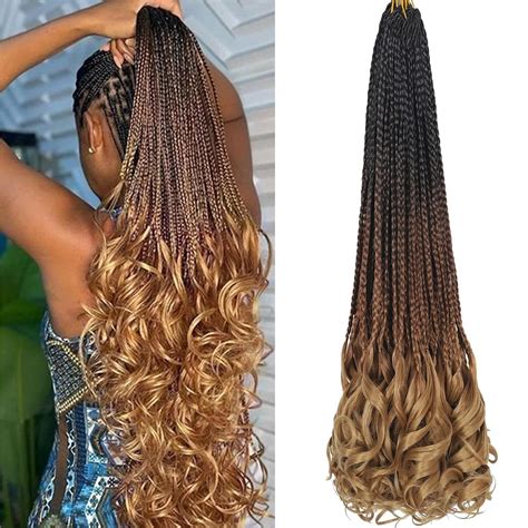Polyugs 9 Pakcs French Curl Crochet Braids Hair 24 Inch India | Ubuy