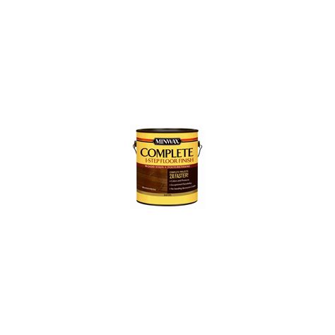 Minwax 220271 1 gal Complete 1-Step Floor Finish, Satin - Brandy Wine ...