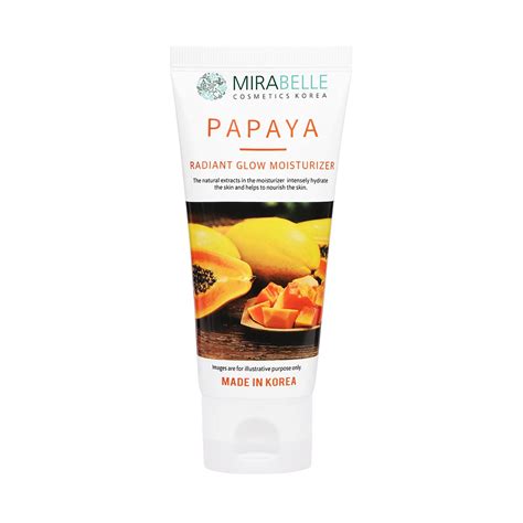 Mirabelle Cosmetics Korea Papaya Radiant Glow Moisturizer For Face ...