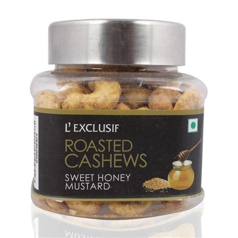 L'Exclusif Cashew - Honey Mustard, 140g Jar : Amazon.in: Grocery ...