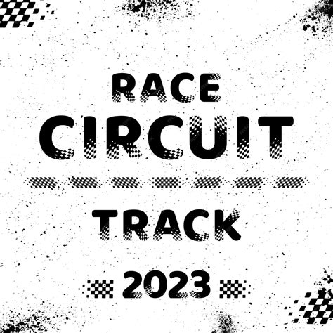 Race checkered flag text black | Premium Vector