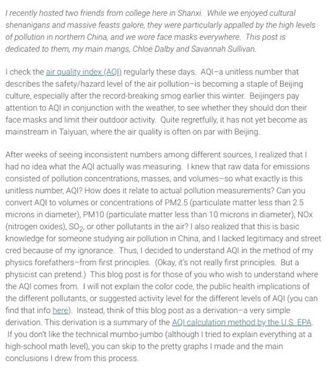 Procedure of the air quality index calculation - Brainly.in