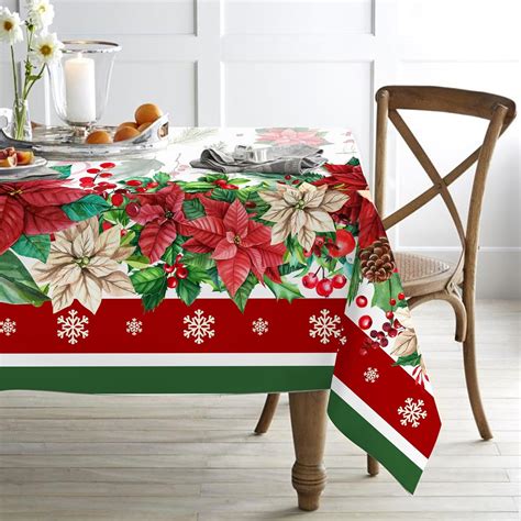 pinata Christmas Tablecloth Red and White Christmas Decorations ...