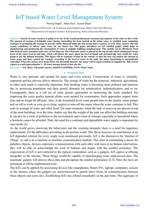 Image result for Water Level Management Using Iot