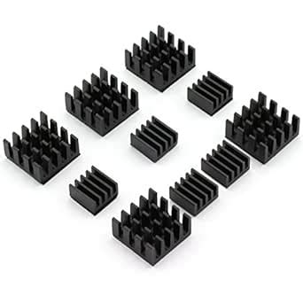 DZS Elec 10pcs Chip Radiator Aluminium Heat Sink Cooling Module for ...