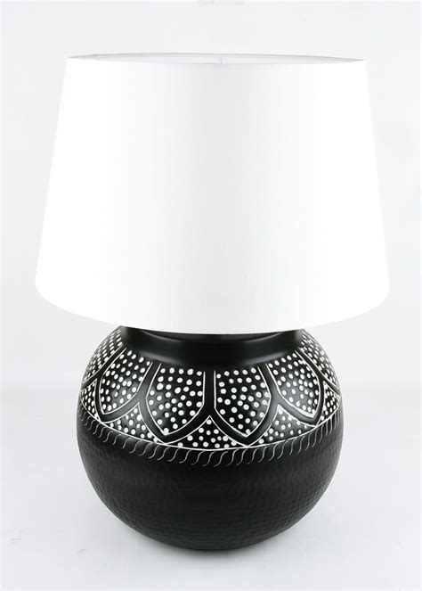 Get Moroccan Print Table Lamp at ₹ 5950 | LBB Shop