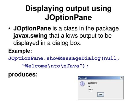 Image result for JOptionPane User Input into Array