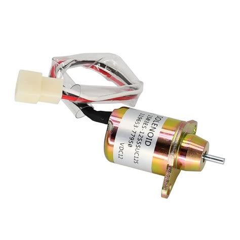 Notonmek Solenoid Valve 12v Fuel Shut Off For Yanmar Kubota ...
