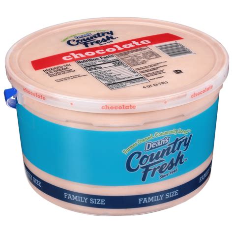 Country Fresh Reduced Fat Chocolate Ice Cream Family Size 4 qt 4 qt | Shipt