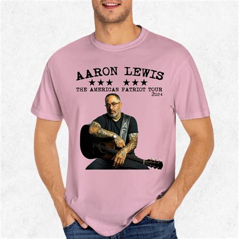 Aaron Lewis The American Patriot Tour 2024 T-Shirt - Country Rock ...
