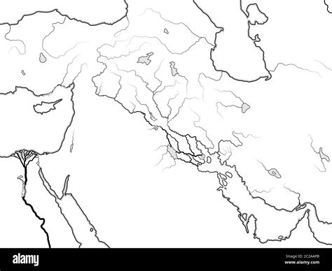 World Map of MESOPOTAMIA: Šumer, Akkad, Babylonia, Assyria, Tigris ...