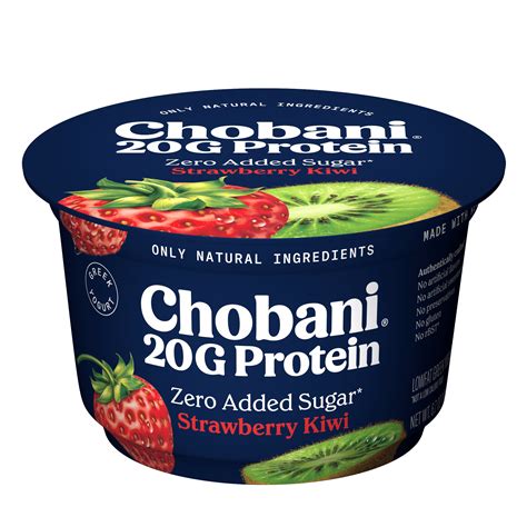 Chobani Greek Yogurt 20G Protein Low-Fat Strawberry Kiwi 6.7 oz ...
